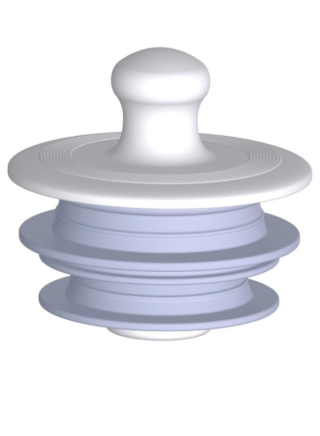 XAJOON Drain Stopper, Sink Plug, Drain Plug, Silicone Stopper (Patented Design) (1, Small+Large-Gray) - Image 1