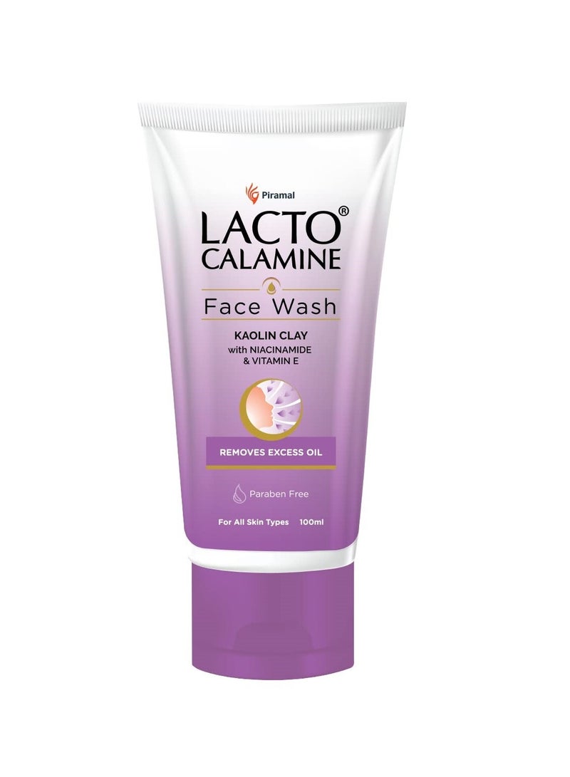 Lacto Calamine Face Wash with Niacinamide & Vitamin E 100 ml - Image 1