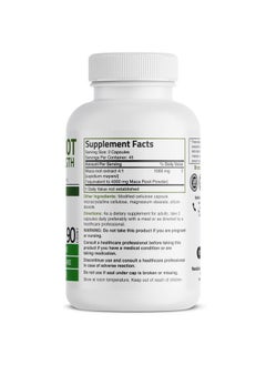 Bronson Maca Root Extra Lepidium Meyenii Nongmo 90 Vegetarian Capsules  - Image 2
