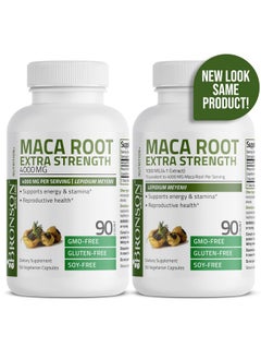 Bronson Maca Root Extra Lepidium Meyenii Nongmo 90 Vegetarian Capsules  - Image 3