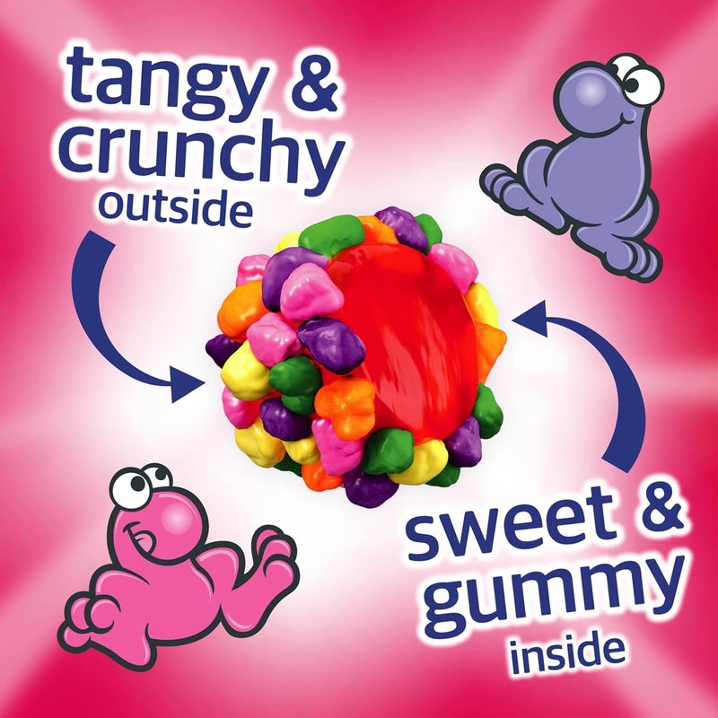 NERDS Gummy Clusters Candy Treat Packs - Rainbow Flavor, 30 oz (60 ct) - Crunchy and Gummy Halloween Candy Variety Pack - Image 4