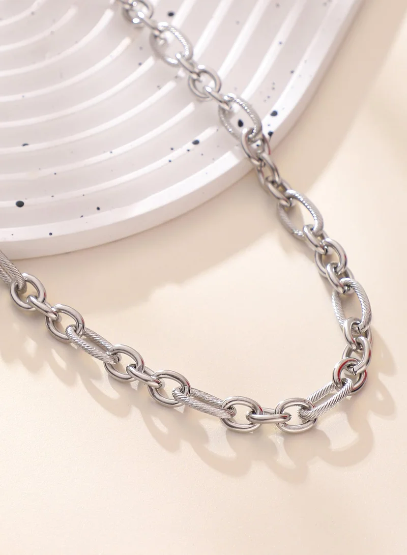 Mixed Link Chain Necklace