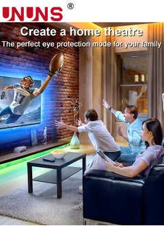 UNUNS Led Strip Lights,10M Bluetooth RGB Light With APP Control,Timer Setting,Music Mode,Led Light Strip For Decoration,Bedroom,PC,Cabinet  - Image 3