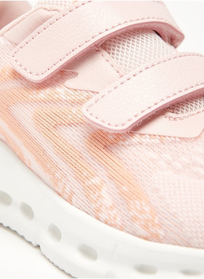 Kappa - Girls' Textured Sports Shoes with Hook and Loop Closure - Image 1