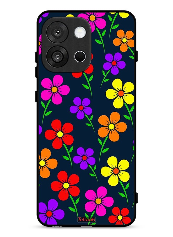 Tolwak OnePlus 13s Protective Case Cover Colorful Flowers - Image 1