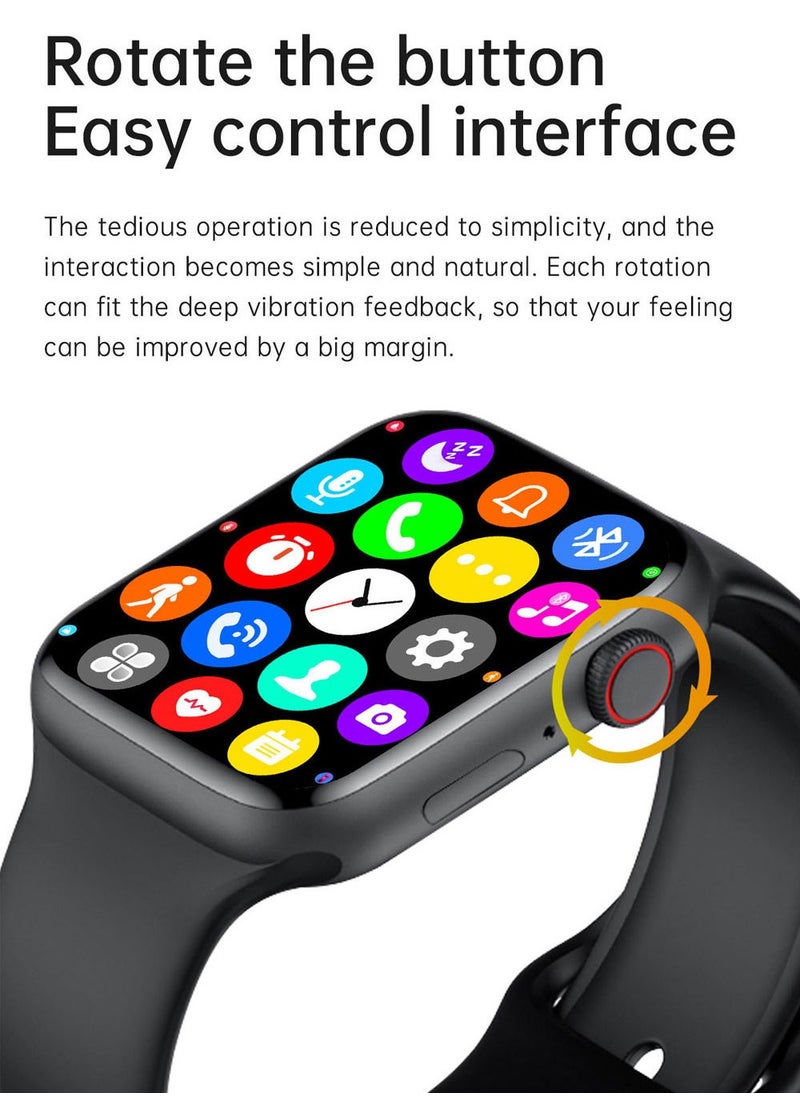 HW - Smart S9 series sports watch, support Bluetooth call, sleep monitoring, ultra long life with 49 mm replacement strap and 5th generation Bluetooth headset - Image 1