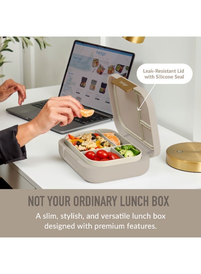 Bentgo - Modern Adult 3/4 Compartment Lunch Box - Standstone - 850 ml - Image 3