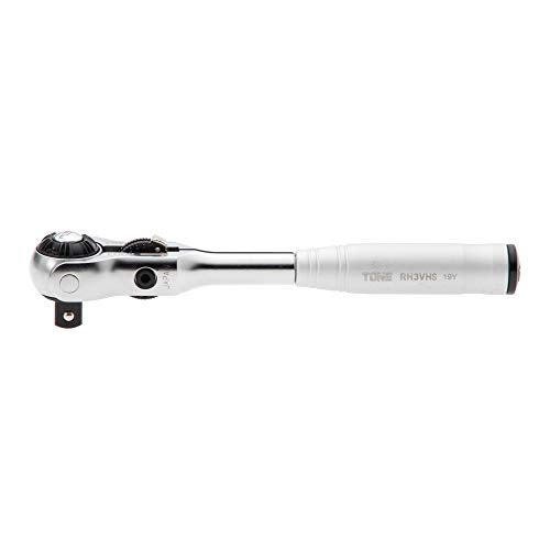 TONE Short Swivel Ratchet Handle (Socket Hold Type) RH3VHS 3/8" Inch Drive - Image 2