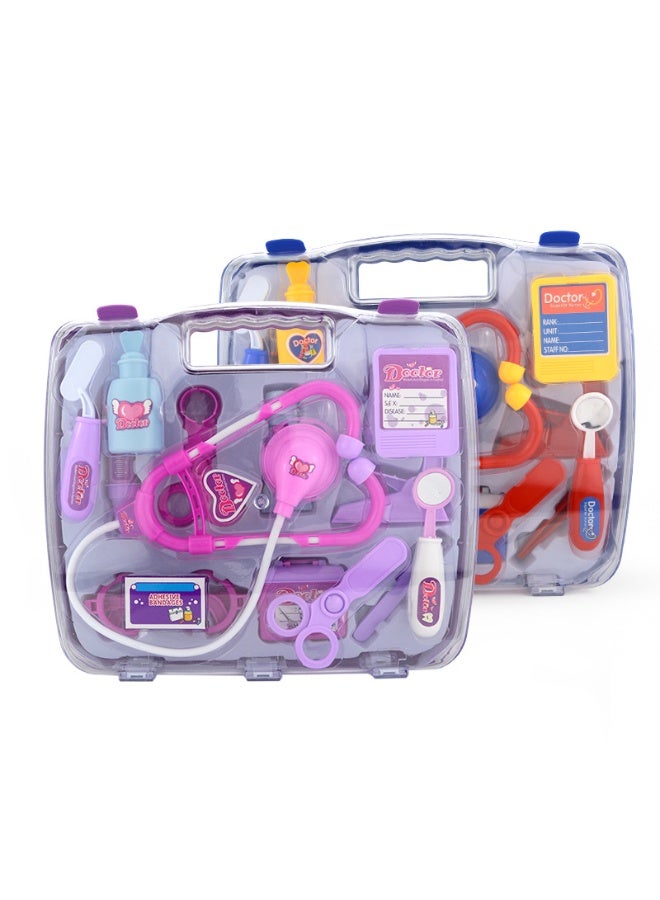 مجموعة ألعاب طبيب التظاهر للأطفال ، مجموعة مغامرات طبية واقعية من ليتل ميديك مع محاقن سماعة الطبيب والمزيد من أجل التشخيص الممتع - Image 1