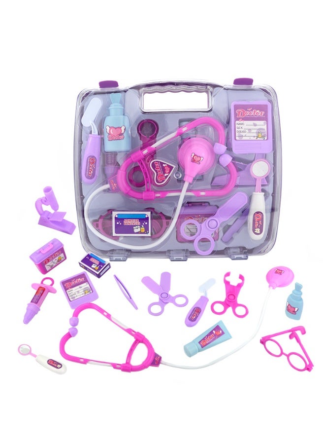 مجموعة ألعاب طبيب التظاهر للأطفال ، مجموعة مغامرات طبية واقعية من ليتل ميديك مع محاقن سماعة الطبيب والمزيد من أجل التشخيص الممتع - Image 2