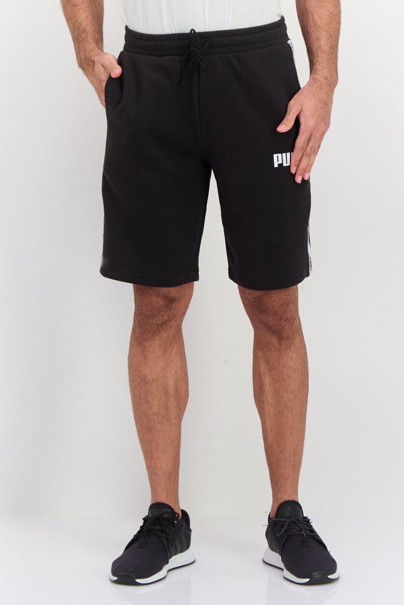 PUMA Men Sportswear Fit Drawstring Outdoor Shorts, Black - Image 1