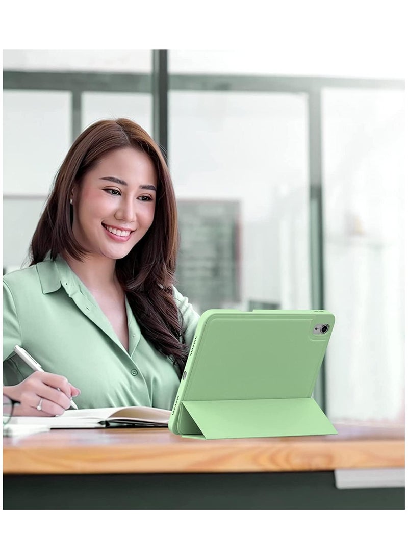 Generic iPad Air 5 Case 2022 iPad Air 4 Case 2020 iPad Air 5th/4th Generation Case 10.9 Inch Lightweight Slim Cover with Translucent Frosted Hard Back Support Touch ID (Mint Green)  - Image 4