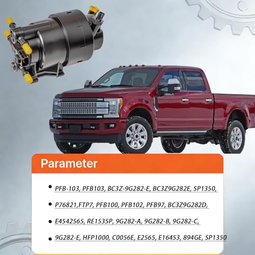 Satiooog 6.7 Fuel Pump PFB-103 Compatible with 2011-2016 Ford F250 F350 F450 F550 Super Duty 6.7L Diesel Engine, BC3Z-9G282-E BC3Z9G282E PFB103 - Image 4