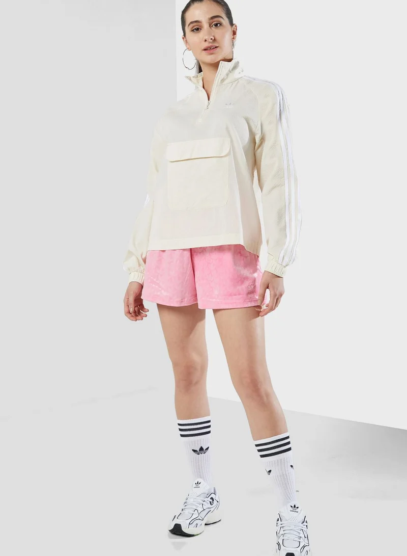 adidas Originals Trefoil Velvet Shorts