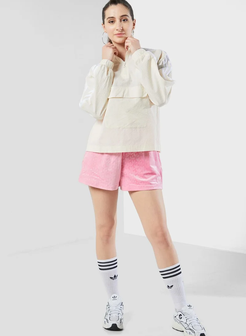 adidas Originals Trefoil Velvet Shorts