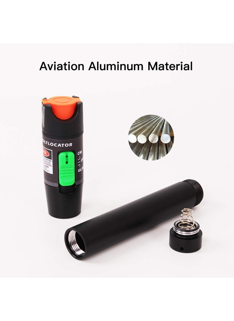 GESD Visual Fault Locator 30KM, VFL Fiber Optic Tester Kit Include Single Mode 9/125um FC Male to LC Female Adapter, Fiber Light Pen for Fiber Network Cable Test  - Image 4