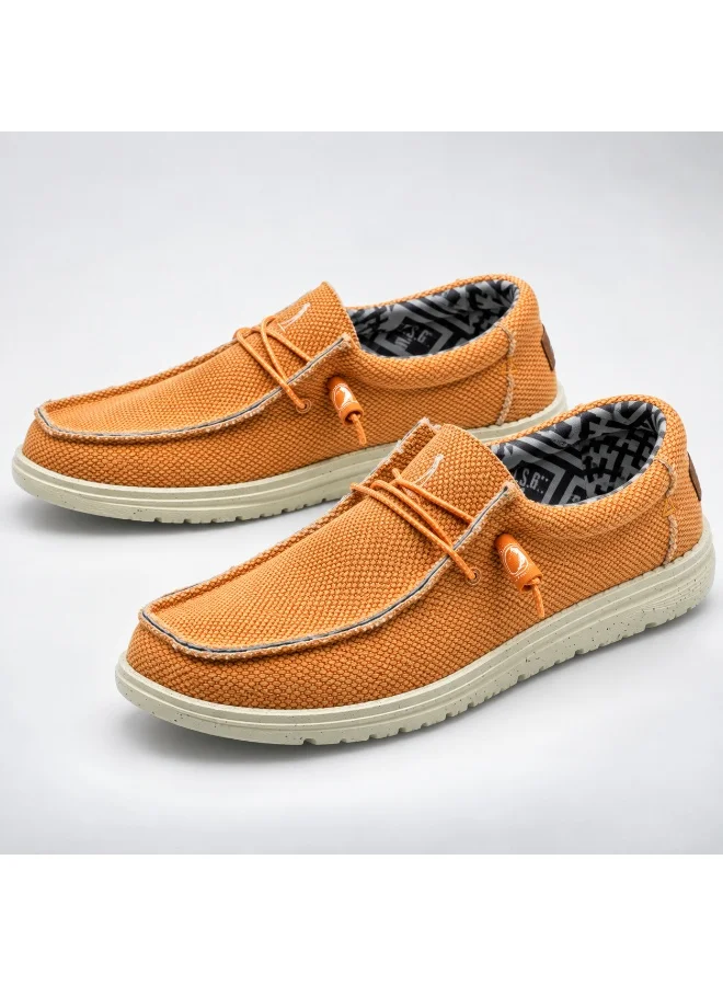 U.S. Golf Club Mens Orange Loafers