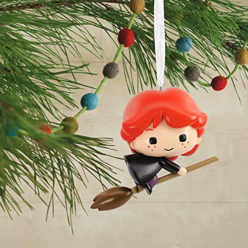 Hallmark Harry Potter Ron Weasley on Broomstick Christmas Ornament - Image 4
