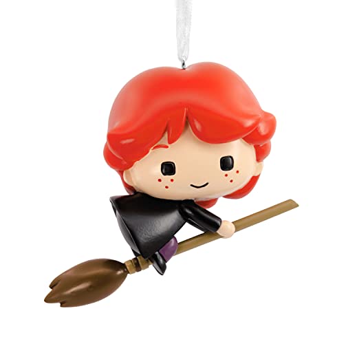 Hallmark Harry Potter Ron Weasley on Broomstick Christmas Ornament - Image 1