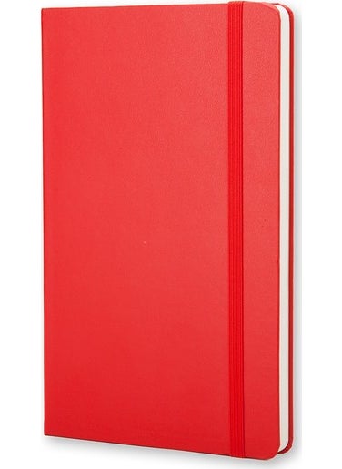 MOLESKINE Notebook Hard Cover L Size Plain Scarlet Red Qp062R  - Image 4