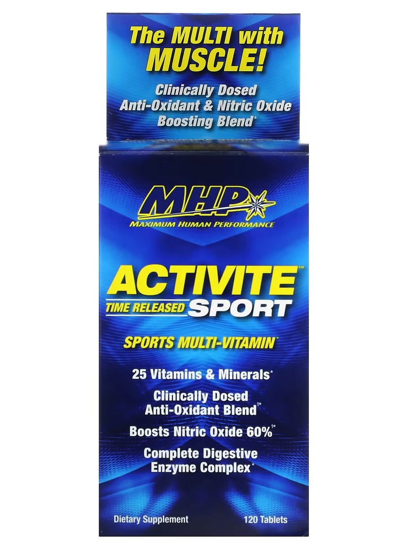 MHP Activite Sport 120 Tablets: Time-Released Multivitamin for Athletes 120 Tablets