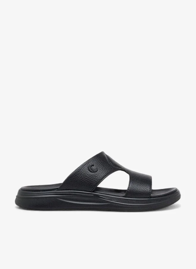 Le Confort BLACK Men Cutout Detail Slip-On Comfort Sandals for Men | Best Price UAE