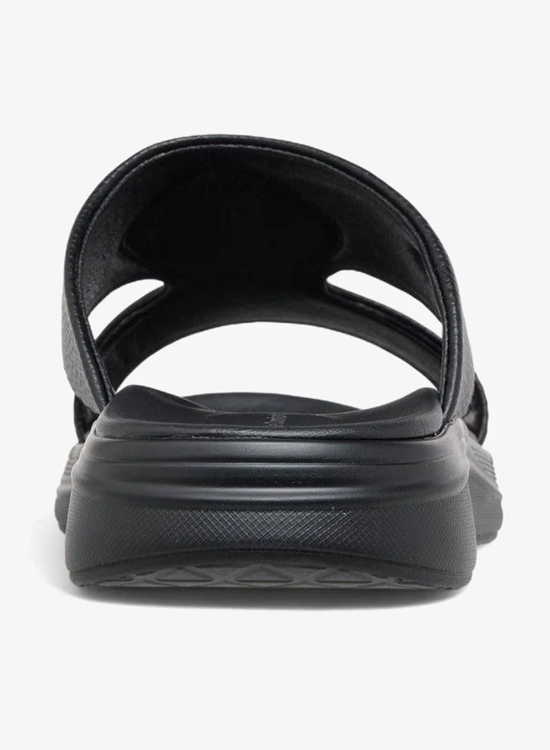 Le Confort BLACK Men Cutout Detail Slip-On Comfort Sandals for Men | Best Price UAE