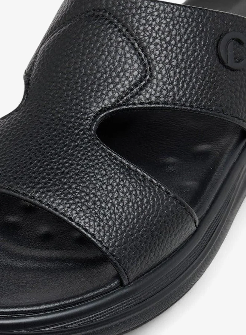 Le Confort BLACK Men Cutout Detail Slip-On Comfort Sandals for Men | Best Price UAE