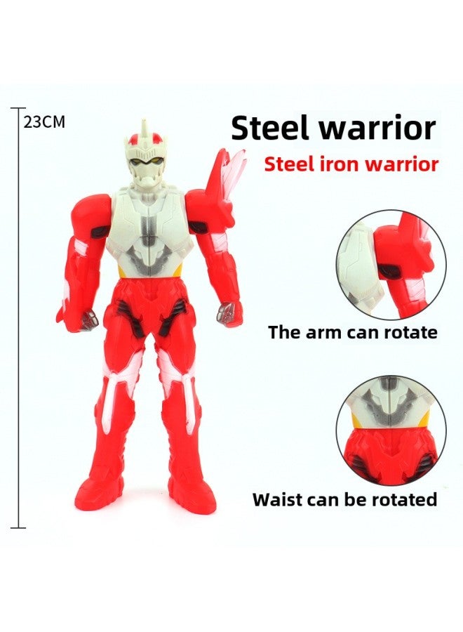 23cm Soft Glue Altman Suit Boys Birthday Gift Obdiga Jade Movable Toys Wholesale-Color:75.steel Samurai - Image 1