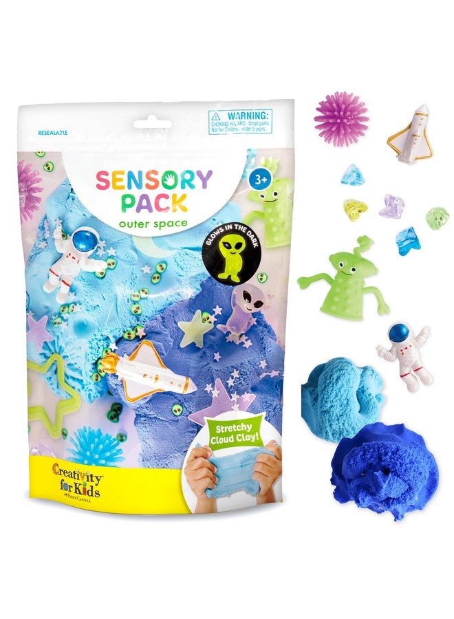 كريتيفتي فور كيدز مجموعة حسية إبداعية للأطفال: الفضاء الخارجي - أنشطة للأطفال الصغار وحشو الصندوق الحسي، ألعاب وهدايا الفضاء للأطفال، ألعاب حسية للأطفال الصغار من سن 3 إلى 4 سنوات فما فوق - Image 1