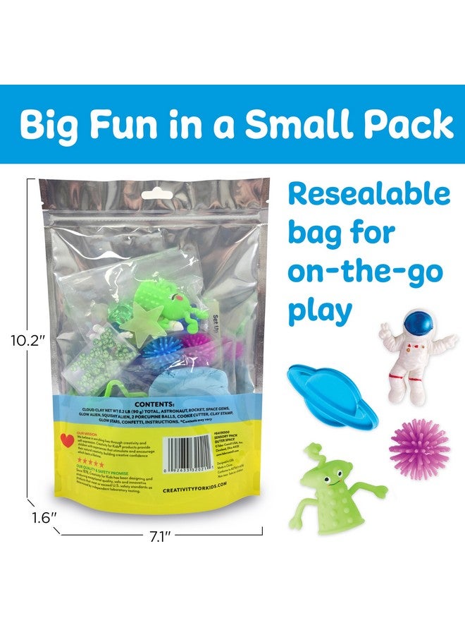 كريتيفتي فور كيدز مجموعة حسية إبداعية للأطفال: الفضاء الخارجي - أنشطة للأطفال الصغار وحشو الصندوق الحسي، ألعاب وهدايا الفضاء للأطفال، ألعاب حسية للأطفال الصغار من سن 3 إلى 4 سنوات فما فوق - Image 4
