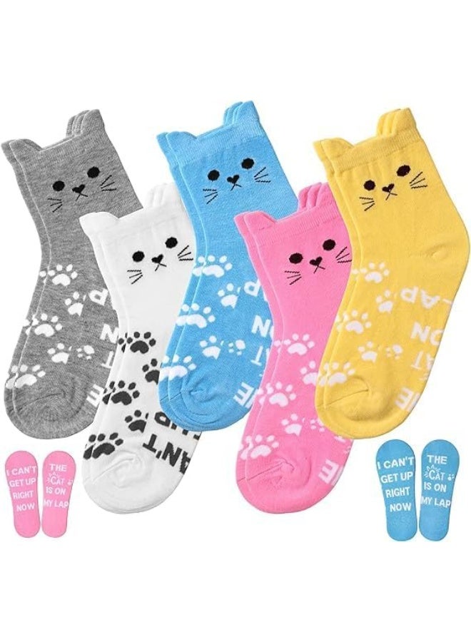 جوارب حيوانية مضحكة للنساء ، جوارب كلب وقط لطيف ، جوارب جديدة ملونة ، لمحبي الحيوانات - Image 1