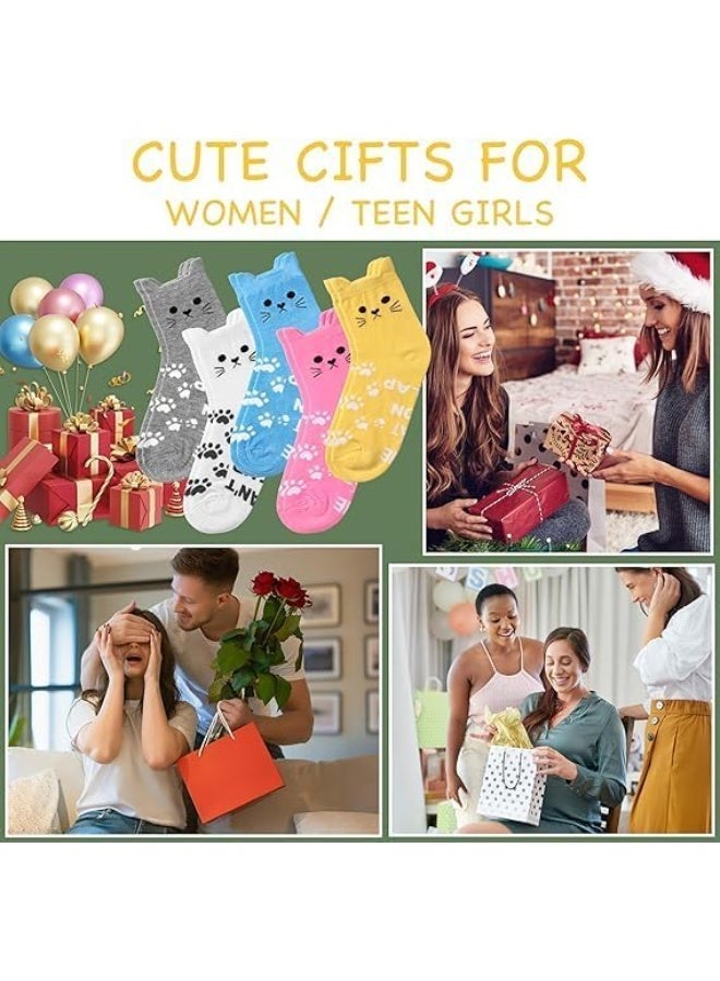 جوارب حيوانية مضحكة للنساء ، جوارب كلب وقط لطيف ، جوارب جديدة ملونة ، لمحبي الحيوانات - Image 3