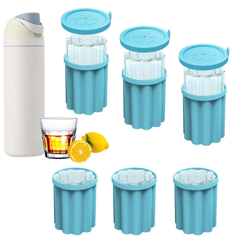 Ehzyaz Ice Cube Tray for Owala FreeSip, 3PCS Silicone Ice Cube Molds, Easy Fill and Release Ice Maker for Chilling Cocktails Whiskey Drinks Juice Coffee, for Owala Water Bottle 24/32/40oz Accessories - Image 1