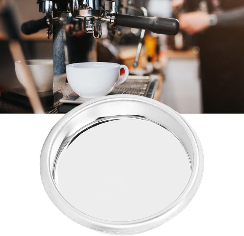 FTVOGUE Backflush Insert Basket, Espresso Machine Metal Backflush Blind Filter, 304 Stainless Steel Portafilter Cleaning Disc Coffee Machine Accessories for Home Office (58mm) - Image 4