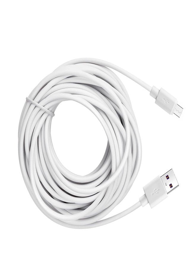 Smays Replacement 5V Micro USB Charging Cable for Infant Optics DXR-8, Motorola, Owlet Baby Monitors - 13-Foot (4 Meters) Power Cord - Image 1