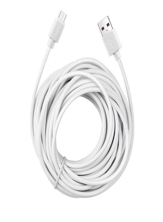 Smays Replacement 5V Micro USB Charging Cable for Infant Optics DXR-8, Motorola, Owlet Baby Monitors - 13-Foot (4 Meters) Power Cord - Image 4
