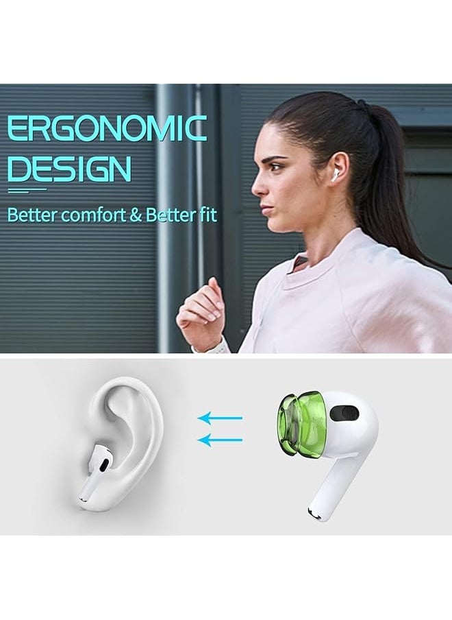 erorex - Compatible With Airpods 2 Airpods 3 Earbuds Cover Airpods Silicone Ear Tips Accessories Compatible With Airpods 3Rd Generation And Airpods 2 And Airpods1 5 Pairs - Image 1