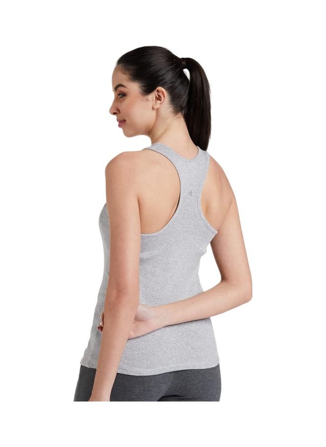 JOCKEY - Jockey 1467 Women Super Combed Cotton Rib Fabric Slim Fit Solid Racerback Styled Tank Top - Image 1