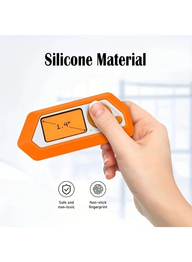 Orange Flipper Zero Silicone Protective Case Cute Cartoon Design Scratch Resistant - Image 4