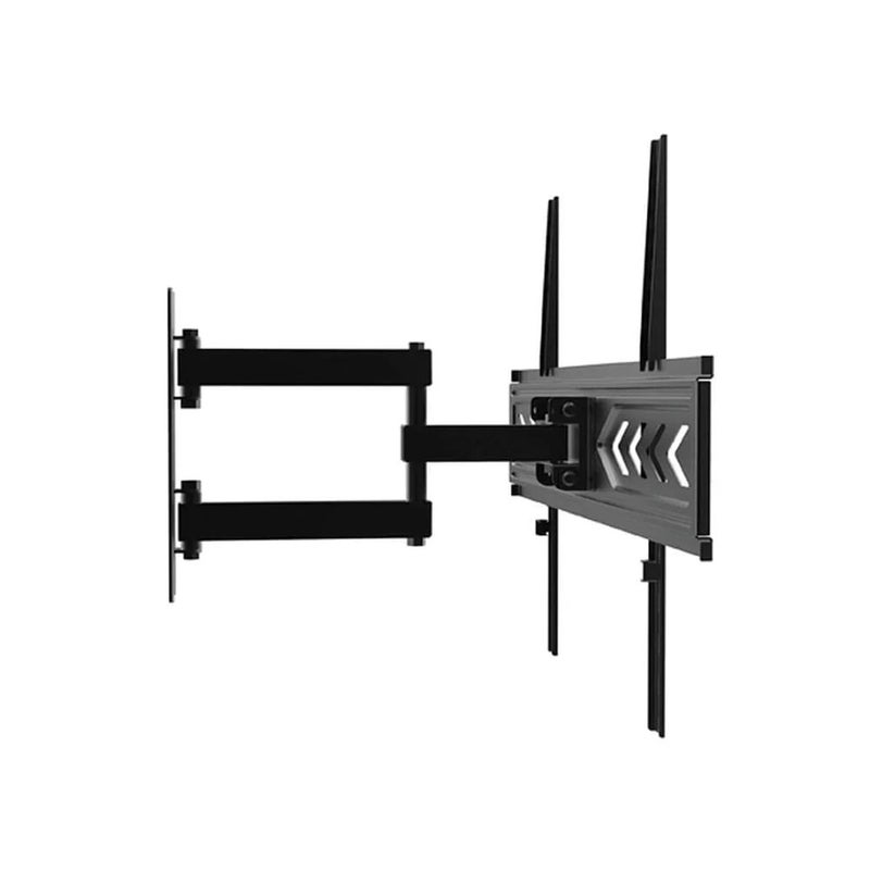 BEETEC Double Arms Swivel TV Wall Mount for 26"-75" LED & LCD Flat Panel TVs up to 55 kg/121 lbs, and VESA up to 600x400, Full Motion, Built-in Cable Management, Black - TF-DB640 - Image 3