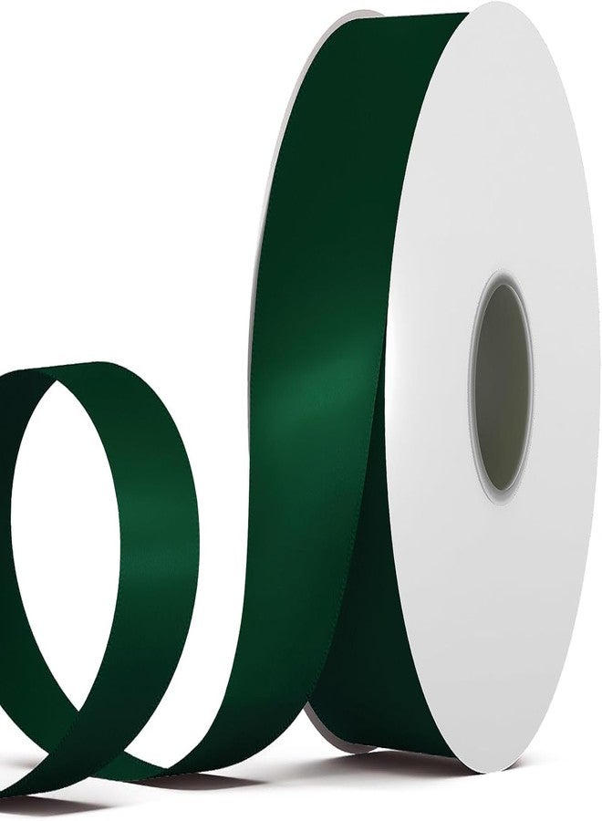 Delite Ribbons شريط ساتان مزدوج الوجه، عرضه 1.5 بوصة وطوله 10 أمتار، يُستخدم لصنع باقات الزهور، وتغليف الهدايا، وحفلات الزفاف، وتنسيق الزهور، وغيرها من المشاريع (أخضر) - Image 1