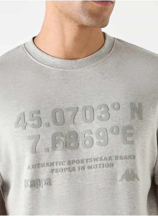 Kappa Kappa Embossed T-shirt with Short Sleeves