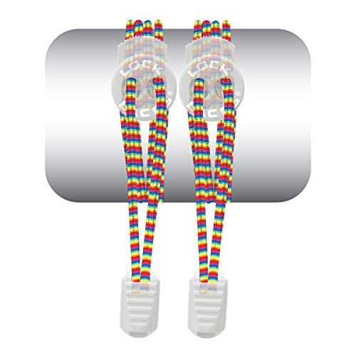 Lock Laces - 1 Size Fits All - Elastic No Tie Shoelaces for Kids Adults Ideal for Sneakers, Running & Athletic Shoes - Image 1