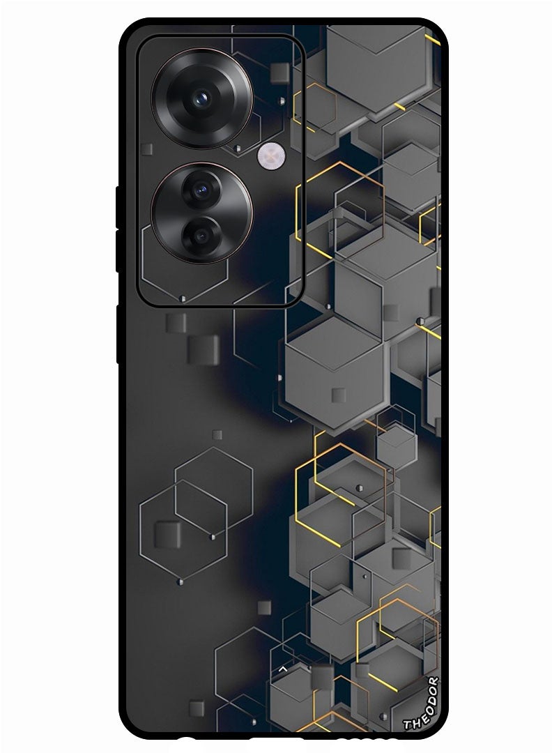 Theodor Protective Case Anti Scratch Shock Proof Bumper Cover For Oppo F25 Pro Abstract 5 - Image 1