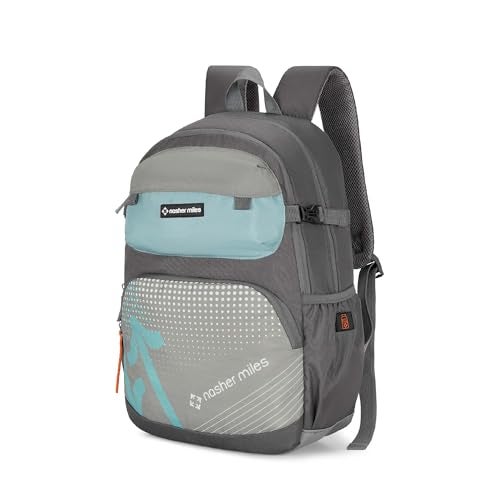 Nasher Miles Engineering Polyester Laptop Backpack 36L with Rain cover Ideal for College, School, Office, Travel | Men, Women, Boys, Girls (Teal) - Image 1