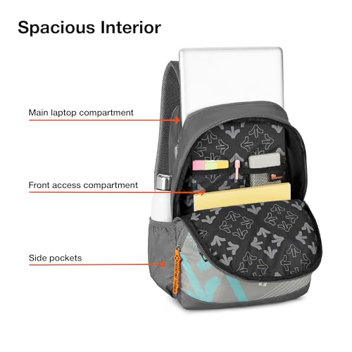 Nasher Miles Engineering Polyester Laptop Backpack 36L with Rain cover Ideal for College, School, Office, Travel | Men, Women, Boys, Girls (Teal) - Image 3