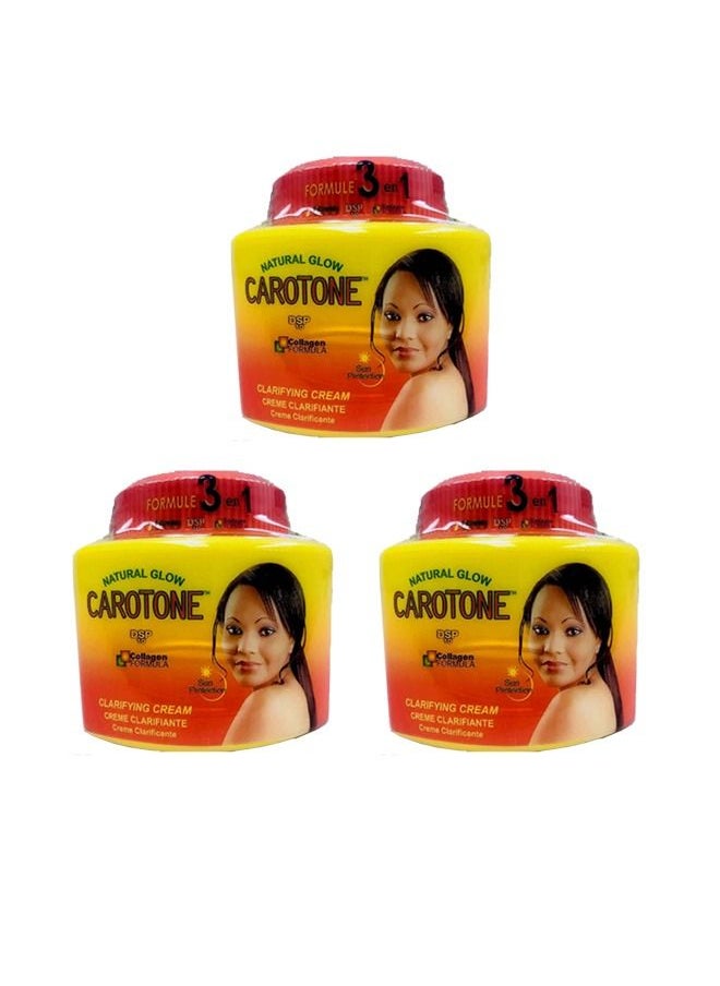 Carotone 3 Pieces of Collagen Formula Clarifying Cream 3X135ml  - Image 1