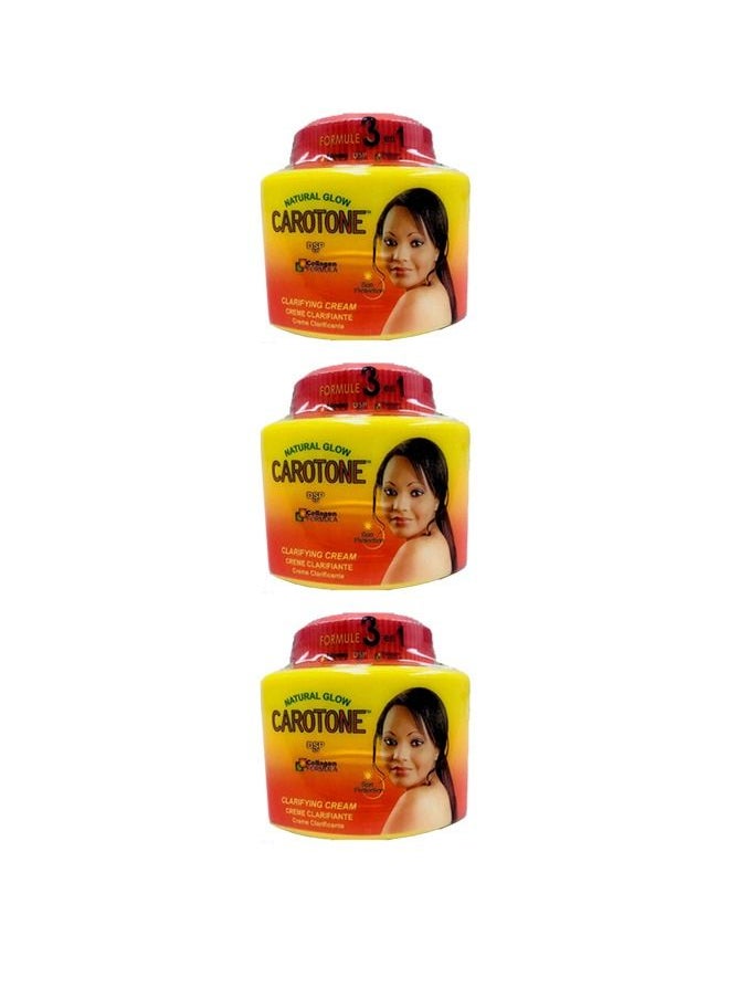 Carotone 3 Pieces of Collagen Formula Clarifying Cream 3X135ml  - Image 2