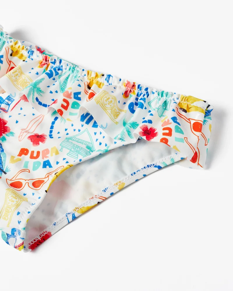 زيبي Bikini UV 80 Protection for Girls 'Pura Vida'